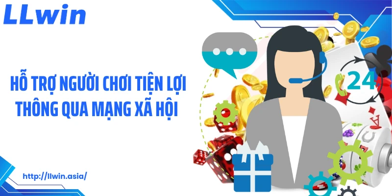 Hỗ trợ người chơi tiện lợi thông qua mạng xã hội 